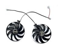 SHUAPOZ T129215SU DC 12V 0.5A 4 Pin RTX 2080 GPU di Raffreddamento per ASUS per 2060 2070 Dual Evo Raffreddamento Grafico F(Brown)