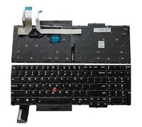 SHUAPOZ Tastiera per Laptop Lenovo per ThinkPad E580 E585 e590 E595 l580 l590 p52 p53 p53s P72 p73 T590(with Backlit US)