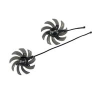 SHUAPOZ Ventola per Scheda Grafica, 2 Pezzi FDC10H12S9-C TH9210S2H-PAA01 GA91S2U per Gainward rtx2060 RTX 2060 Super 2060S per Phoenix GS per Ghost OC(5.5mm Plug TH9210S)