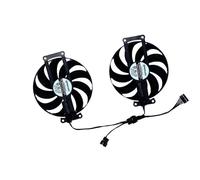 SHUAPOZ Ventola per Scheda Grafica da 2 Pezzi, T129215SU, PLA09215S12H per ASUS per Dual per RTX 3060Ti V2 per Mini OC per per 3060 12 GB per Mini(PLA09215S12H)