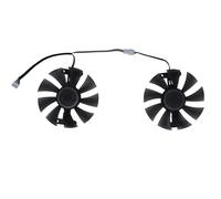 SHUAPOZ Ventola per Scheda Video, GA91S2H FL8015 12VB, 2 Pezzi/Set, dissipatore GPU per SJS SE Ji per Shi RX580 RX 580 8GB 2048SP Gaming Bianco