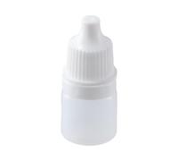 SHUATI 12 flaconi contagocce comprimibili da 3 ml, mini bottiglie per liquidi per occhi, ricaricabili, piccoli contenitori vuoti in plastica con tappo a prova di bambino, bianco