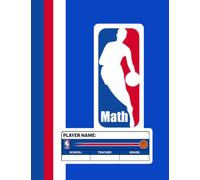 ShuAyb’s Library LLC: Blue Basketball Themed “Math” Titled Composition Book: Hudain Muhammad Publishing House