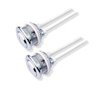 SHUBEIEUMI 2 Pezzi Pulsante di Scarico WC Doppio 38mm Standard Pulsante Scarico WC Serbatoio Acqua Pulsanti Pulsante di Scarico WC, per WC Familiare con Ciacquone