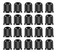 SHUBEIEUMI 20 Pezzi Tappi Stelo Valvola Pneumatico Universali, Parapolvere per SUV, Ruote di Auto, Moto, Biciclette