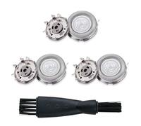 SHUBEIEUMI 3 Pezzi Testine di Ricambio per Rasoio SH30/50/52 Compatibili con Rasoi Elettrici Serie 1000, 2000, 3000, 5000 e Modello AT8xx/AT7xx/PT8xx/PT7xx con Lama Appuntita, Non Originali