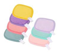 SHUBEIEUMI 7 Pack Dischetti Struccanti Lavabili e Riutilizzabili, Panni Struccanti per Viso, Occhi, Labbra