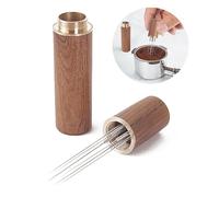 SHUBEIEUMI WDT Tool, Strumento di Distribuzione per caffè Espresso con 6 Aghi Sottili, per caffè e caffè Espresso