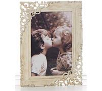 Shudehill Gifts Antique Cream Lace Cornice portafoto ~ Stile Vintage Fotografia Cornice 17,8 x 12,7 cm