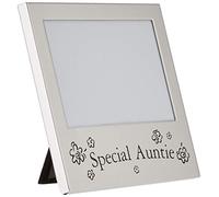 Shudehill Giftware 12,7 x 7,6 cm cornice per foto con scritta Special Auntie, in argento satinato, regalo per un'occasione speciale, 73500, acciaio