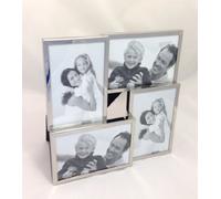 Shudehill Giftware Argento 4 Foto Multi Cornice