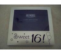 Shudehill Giftware Cornice per Foto con Scritta Sweet 16", 12,7 x 7,6 cm, Ideale Come Regalo per sedicesimo Compleanno, 72316