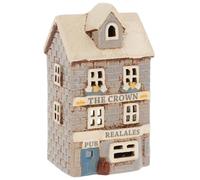 Shudehill Giftware Village Pottery Pub Collezione Tealight - Corona, Leone Rosso e Rovere Reale (Crown Pub)