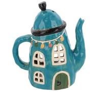 Shudehill Giftware Village Pottery - Teiera in ceramica, colore: Verde o Blu