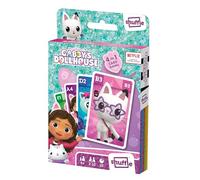 Shuffle- Gabby´s Dollhouse Gioco di Carte per Bambini Ragazze dai 4 Anni in su, Colore Bianco, Small, 10044022