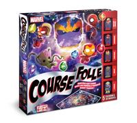 Shuffle | Marvel Avengers, La Corse Folle | Gioco di Societe | Da 6 Anni | Gioco da tavolo per famiglie - Figure di eroi e pietre dell'infinità da riunire - Percorso seminato di insidie - 2 - 4