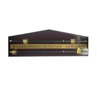 Shuffleboard Score Keeper - Lavagna in legno montato, interruttore di valutazione da biliardo rustico | Manuale Punteggio riutilizzabile per sala giochi, Baar, Lounge, classico gioco in legno