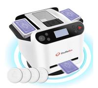 ShuffleBox G1 Pro Automatico Mescolatori di carte e commerciante di Carte 2 in 1,Ultra silenzioso, ricaricabile,Collabora con UNO, Five Crowns, Monopoly Deal, Bicycle and Maverick Cards (Bianco)
