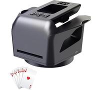 Shuffler e rivenditore automatica, macchina a rotazione a rotazione a 360 °, con display OLED e controllo del touch, bottoni di rivenditori wireless, ricaricabili, per UNO, Blackjack, Texas Black