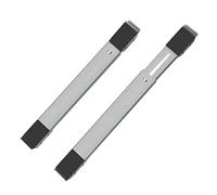 SHUGUANGGUDE Supporto per Lavatrice,Carrello Mobile per Frigorifero,Base asciugatrice,Base lavabiancheria Regolabile con Freno,con Base Regolabile Non a Slitta,Rullo per mobili,Argento
