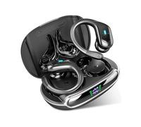 SHUGWA Cuffie Cancellazione Rumore BX30 Auricolare bluetooth TWS Con Pulsante Display Auricolari Con Cancellazione Del Rumore Cuffie Sportive Per Musica E Giochi Impermeabili Cuffie Bluetooth(Black)