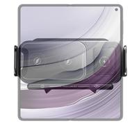 shuhauk Caricatore wireless per auto, con supporto per cellulare con rotazione tattile, retrattile e automatico, caricatore intelligente per bocchetta 'aria, viaggi su strada, camion, console per