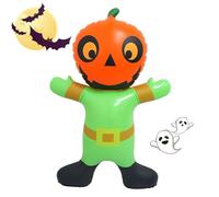 shuhauk gonfiabile di Halloween | PVC spettrale decorazione per le vacanze Blow-up Pumpkin Man - Decorazioni di Halloween per interni ed esterni prato cortile negozi salotti
