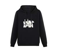 SHUI TI DU Glorious Return Laura Pausini Cotton Pullover Long Sleeve Hoody Sweatshirts Black M