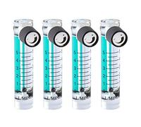 Shuimitao 4X 0.1-5LPM 1L Flussometro di ossigeno Flussometro con valvola di controllo per l'ossigeno 'aria