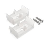 Shuisen Paraurti trasparenti per porte scorrevoli della doccia e vasca scorrevoli, con viti, confezione da 2