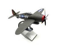 shuishuicui Modello di aereo 1:72 per la caccia americana P-47 Thunderbolt in lega, finitura decorativa, collezione da scrivania, commemorativo per uomini e bambini.