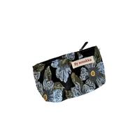 SHUIXIAYUE 23 - Astuccio per trucco in rilievo, motivo floreale, in stile retrò, in rilievo, 23 EU, One Size