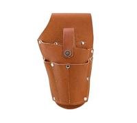 SHUIXIAYUE Borsa portaoggetti in pelle vintage per trapano elettrico, multitasche, per cintura, chiave elettrica Makita, cacciavite elettrico (marrone)