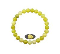 SHUIXIAYUE Braccialetti con perline in pietra naturale da 8 mm per donne e uomini portano ricchezza amore protezione energetica braccialetti perline di cristallo gioielli da meditazione, Misura unica
