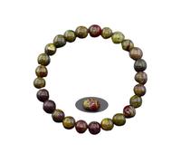SHUIXIAYUE Braccialetti con perline in pietra naturale da 8 mm per donne e uomini portano ricchezza amore protezione energetica braccialetti perline di cristallo gioielli da meditazione, Misura unica