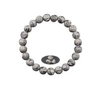 SHUIXIAYUE Braccialetti con perline in pietra naturale da 8 mm per donne e uomini portano ricchezza amore protezione energetica braccialetti perline di cristallo gioielli da meditazione, Misura unica