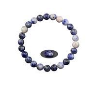 SHUIXIAYUE Braccialetti con perline in pietra naturale da 8 mm per donne e uomini portano ricchezza amore protezione energetica braccialetti perline di cristallo gioielli da meditazione, Misura unica