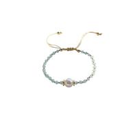 SHUIXIAYUE Braccialetto in rilievo di cristallo sfaccettato per le donne moda naturale braccialetti gioielli, Misura unica, Agata