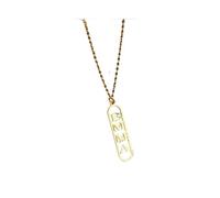SHUIXIAYUE Collana geometrica personalizzata con nome inglese, lettera alla moda e regalo personalizzato del pendente, 50cm