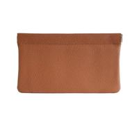 SHUIXIAYUE Vera pelle bovina, portafoglio lungo, passaporto, patente di guida, porta documenti, cavo dati, borsa per cosmetici, portafogli da donna, Arancione-giallo, Taglia unica