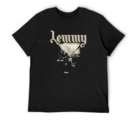 SHUIZILANG Men's T-Shirt Lemmy Lived To Win Black L