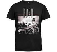 SHUIZILANG Rush Permanent Waves T Shirt Mens T-Shirt Black S
