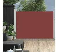 SHUJINGNCE Tenda Laterale Retrattile per Patio 100x500 cm Marrone Prato e Giardino Dimensioni: 100 x 0-500 cm (A x L)