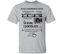 shukiku Men's Coming To America T-Shirt Randy Watson And The Sexual Chocolate Gift for Fan Grey L