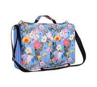 Shulaner 500 Astuccio per matite può contenere 500 matite colorate o 340 penne gel colorate con chiusura a cerniera, grande capacità con tracolla (Blu, Grandi Slot)