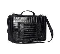 Shulaner Astuccio 500 Slot con 5 Strati Zipper Grande Capacità 500 Slot PU Custodia Matita In Pelle Custodia Matite Organizzatore di Stoccaggio - Piccole Slot, Nero