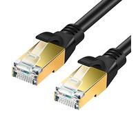 SHULIANCABLE Cavo Ethernet Cat 8, di Rete Cat 8 40Gbps 2000Mhz RJ45 Cavo LAN per PC, PS4, Modem, Router, Xbox (10M)