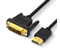 SHULIANCABLE Cavo HDMI a DVI, Bidirezionale DVI-D 24+1 Maschio a HDMI Maschio Ad Alta Velocità 1080P Compatibile con Proiettore, Laptop, TV, PC, Lettore DVD (5M)
