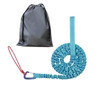 SHULLIN Corda da traino elastica per bambini, da 1,7 a 3 metri, estensibile, portata fino a 500 lbs, per bicicletta per bambini, mountain bike, e-bike (blu)