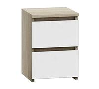 Shumee Malwa Comodino a 2 cassetti, per camera da letto, soggiorno, M2, da 30 x 30 x 40 cm